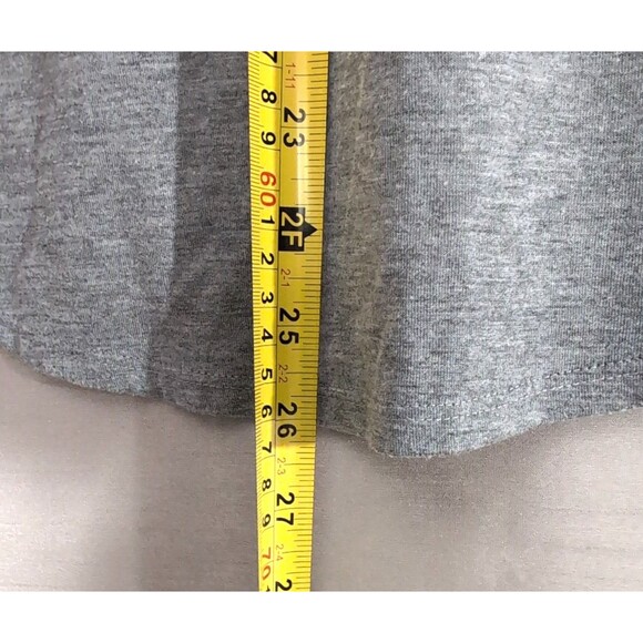 Eyeshadow Brand Women's SMALL Ivory Lace Crochet Top, Gray Long Sleeve Tee Boho - Picture 7 of 14